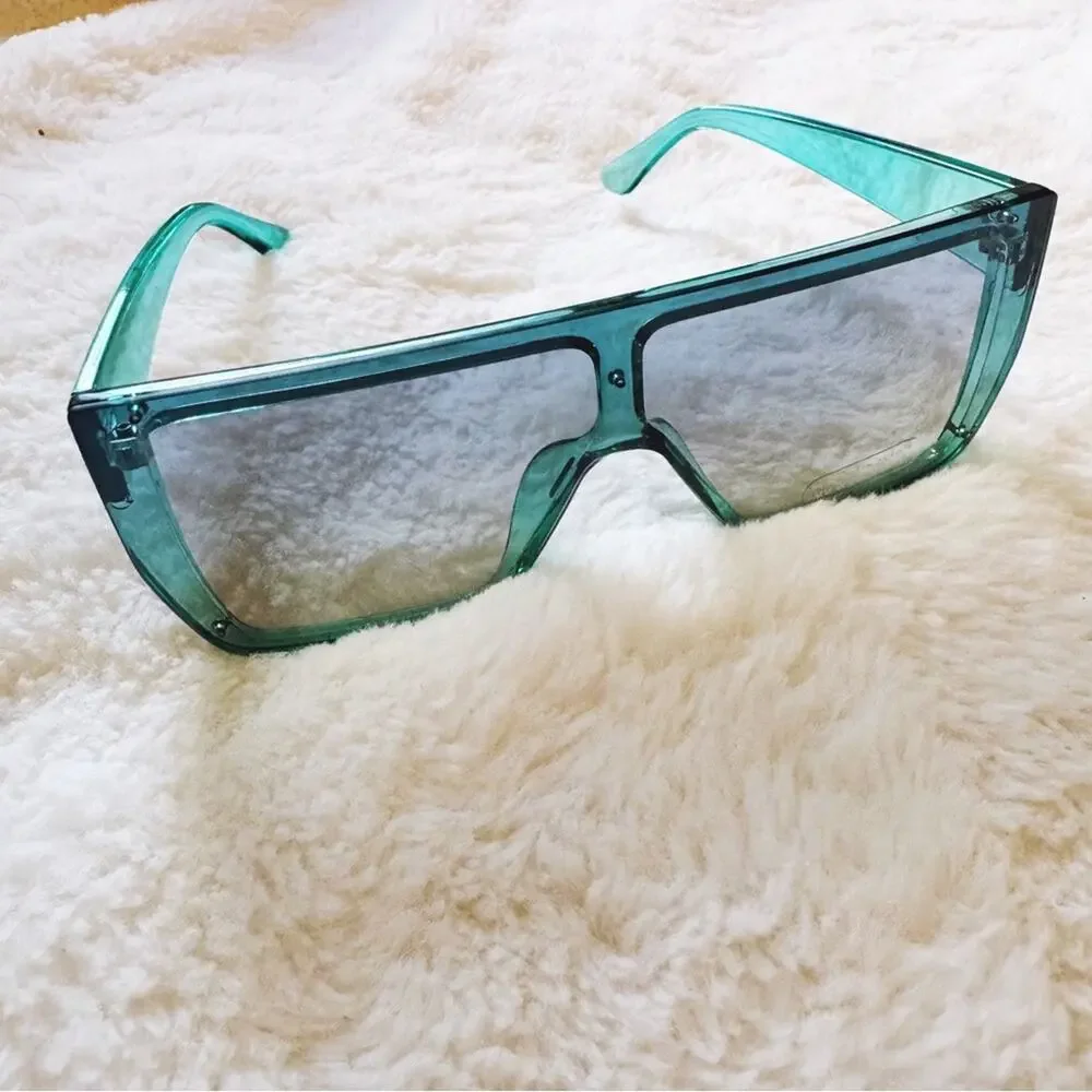 Greta Green Oversized Statement Sunglasses